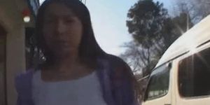 sex public store Angie porn black